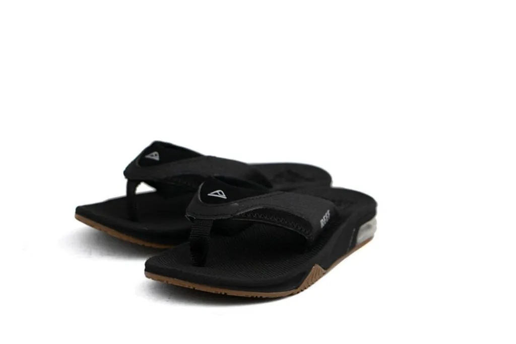 Slippers | Sandalen En Slippers^Reef Slippers Kids Fanning Black Silver