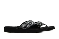 Slippers | Sandalen En Slippers^Reef Spring Woven Black White