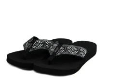 Slippers | Sandalen En Slippers^Reef Spring Woven Black White