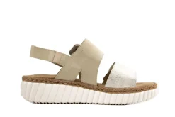 Sandalen | Sandalen En Slippers^Rieker Sandaal Beige Gold Perle