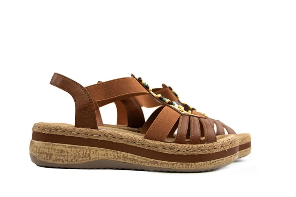 Sandalen | Sandalen En Slippers^Rieker Sandaal Eagle Brown Cayenne