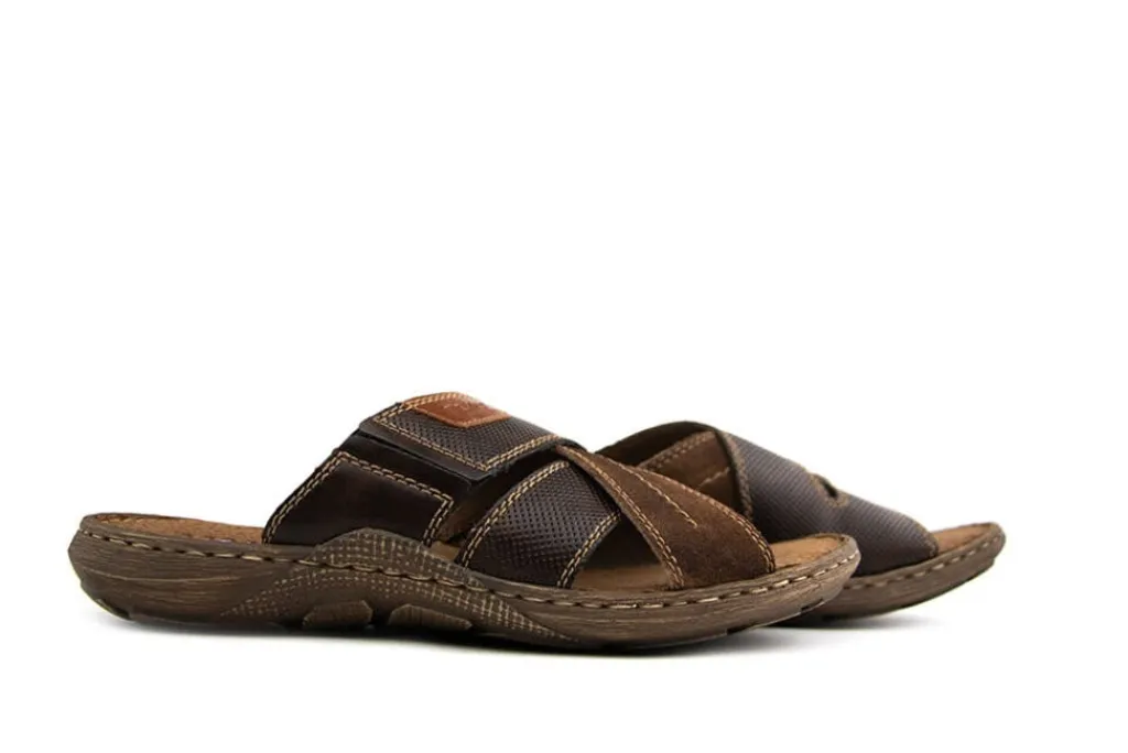 Slippers | Sandalen En Slippers^Rieker Slipper Brown Toffee Sherry