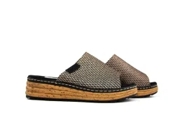 Slippers | Sandalen En Slippers^Rieker Slipper Schwarz Natur Multi