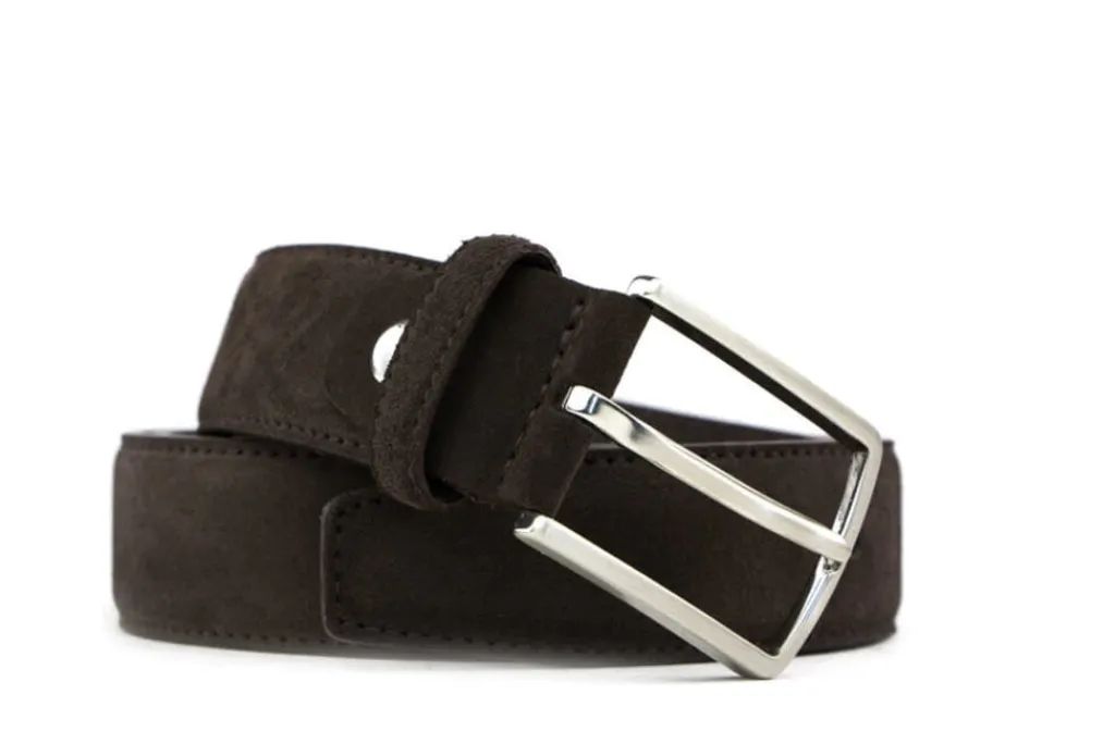 Riemen | Herenaccessoires^Alpelle Riem Bruin Suède