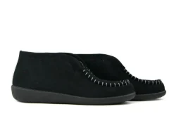 Pantoffels^Rohde Hoge Pantoffels Zwart