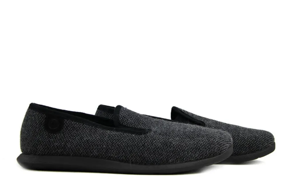 Pantoffels^Rohde Instapper Loden Anthracite