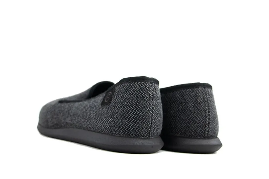 Pantoffels^Rohde Instapper Loden Anthracite
