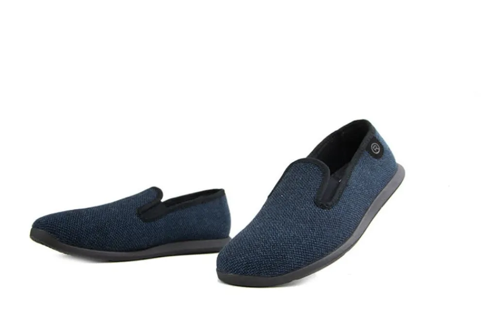 Pantoffels^Rohde Instapper Loden Jeans