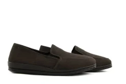 Pantoffels^Rohde Instapper Mocca Microvelour