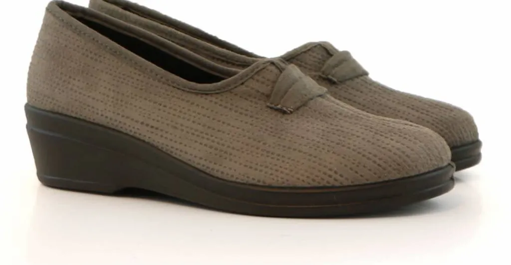 Pantoffels^Rohde Instapper trueffel microvelours print