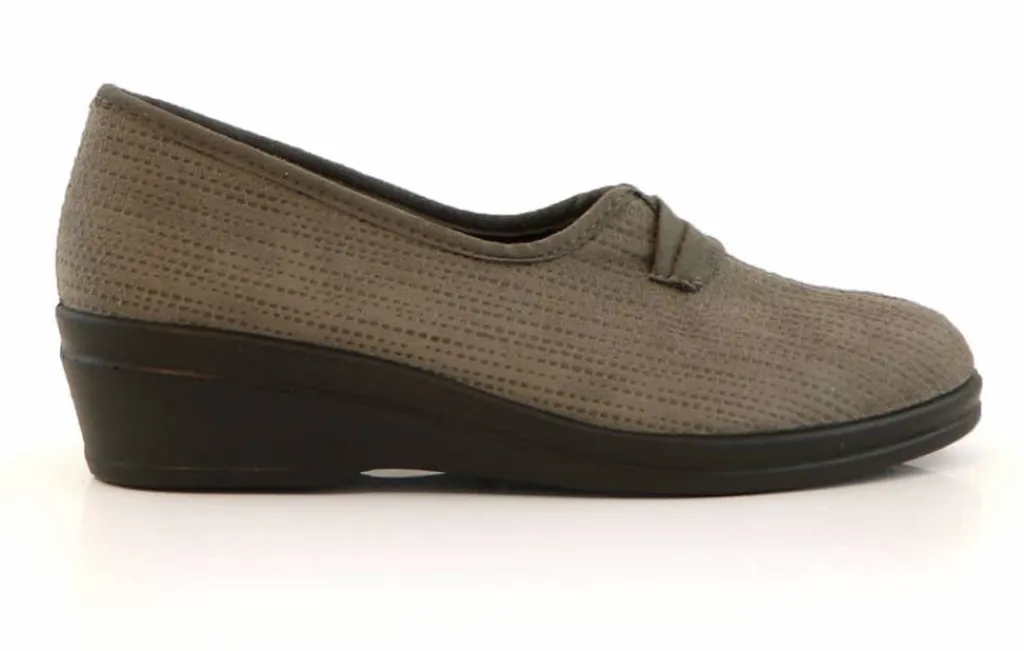 Pantoffels^Rohde Instapper trueffel microvelours print