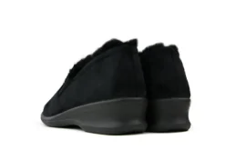 Pantoffels^Rohde Instapper Vacht Schwarz
