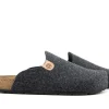 Pantoffels^Rohde Muil Anthracite Softfilz