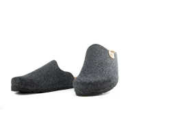 Pantoffels^Rohde Muil Anthracite Softfilz