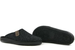 Pantoffels^Rohde Muil Anthrazit Softfilz