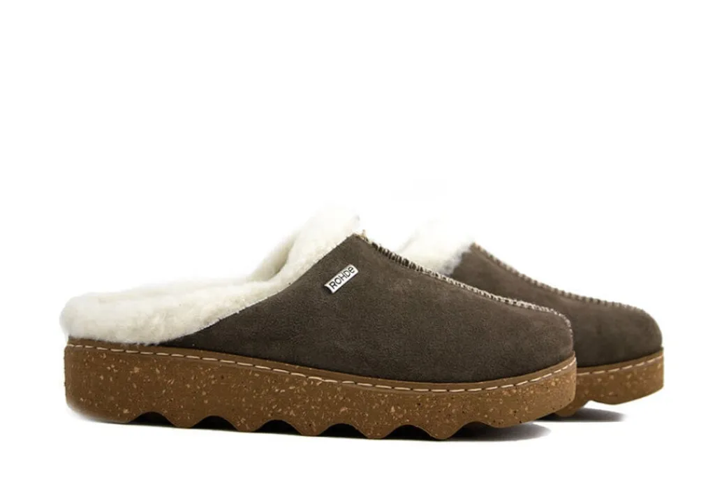 Pantoffels^Rohde Muil Earth Velour