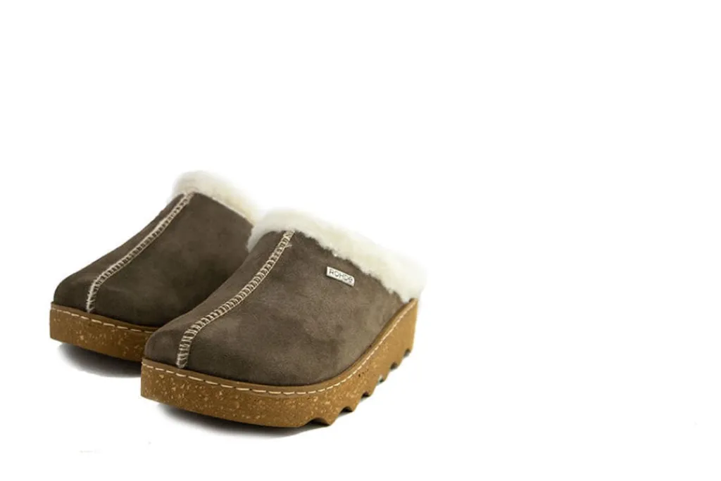 Pantoffels^Rohde Muil Earth Velour