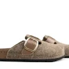 Pantoffels^Rohde Muil Linen Filz
