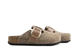 Pantoffels^Rohde Muil Linen Filz