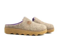 Pantoffels^Rohde Muil Linen Softfilz