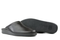 Pantoffels^Rohde Muil Mocca Leder