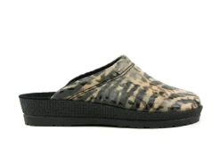 Pantoffels^Rohde Muil Natuur Microvelour Print