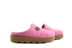 Pantoffels^Rohde Muil Pink Softfilz