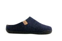 Pantoffels^Rohde Muil Softfilz Donkerblauw