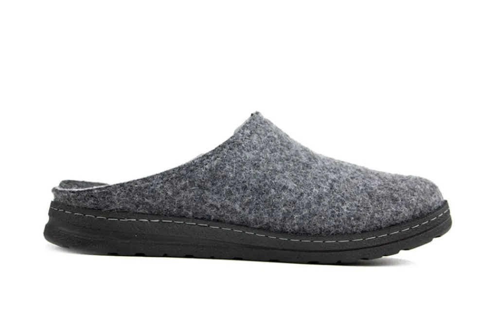 Pantoffels^Rohde Muil Stone Softfilz