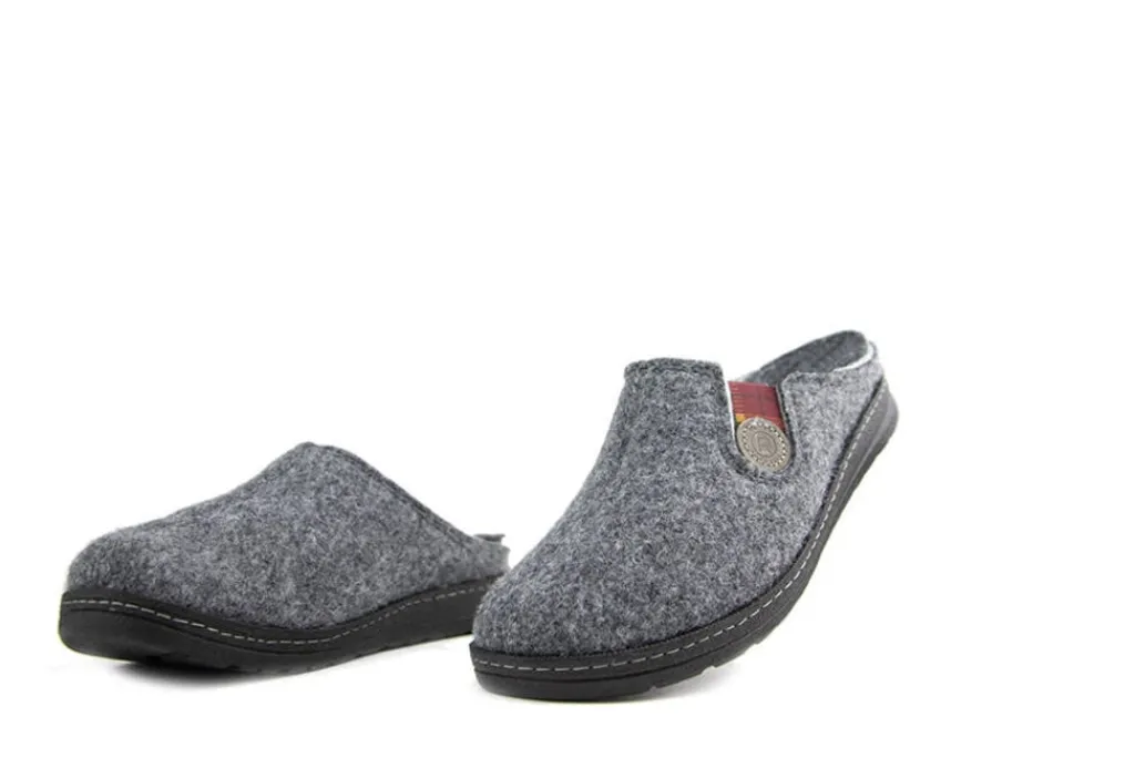 Pantoffels^Rohde Muil Stone Softfilz
