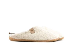 Pantoffels^Rohde Muilen Beige Natural Plüsch
