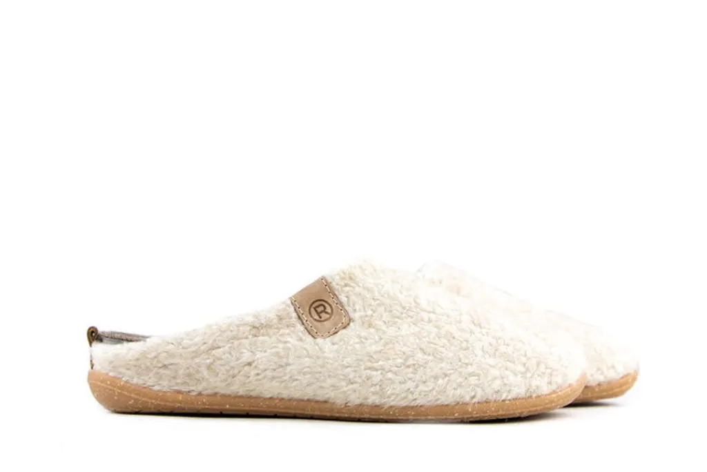 Pantoffels^Rohde Muilen Beige Natural Plüsch