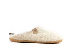 Pantoffels^Rohde Muilen Beige Natural Plüsch