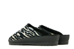 Pantoffels^Rohde Muilen Beige Zebra Print
