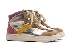 Sneakers^Romagnoli Hoge Sneaker Laminato Avorio