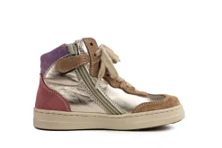 Sneakers^Romagnoli Hoge Sneaker Laminato Avorio