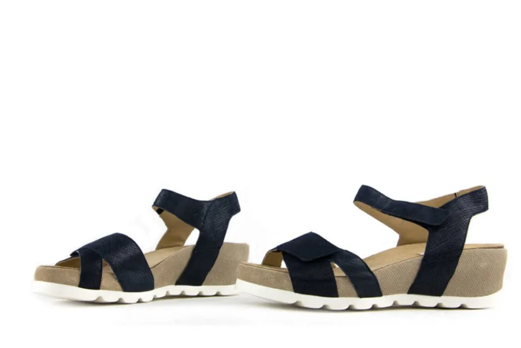 Sandalen En Slippers | Wijdte H^Durea Sandaal Donkerblauw Zand H-leest