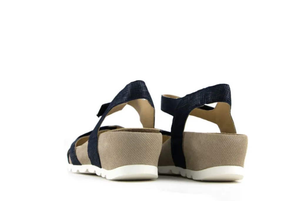 Sandalen En Slippers | Wijdte H^Durea Sandaal Donkerblauw Zand H-leest