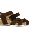 Sandalen En Slippers | Wijdte K^Durea Sandaal Donkerbruin Kurk K-leest