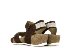 Sandalen En Slippers | Wijdte K^Durea Sandaal Donkerbruin Kurk K-leest