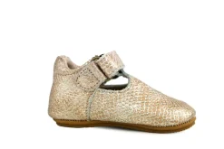 Babyschoenen Meisjes^Shoesme Baby Proof Bandschoen Gold Snake