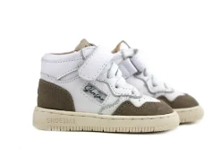Babyschoenen Jongens^Shoesme Baby Proof Hoge Sneaker White Taupe