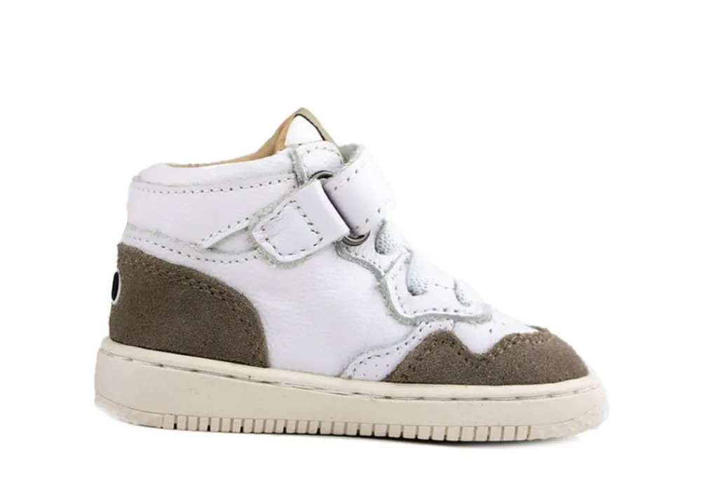 Babyschoenen Jongens^Shoesme Baby Proof Hoge Sneaker White Taupe