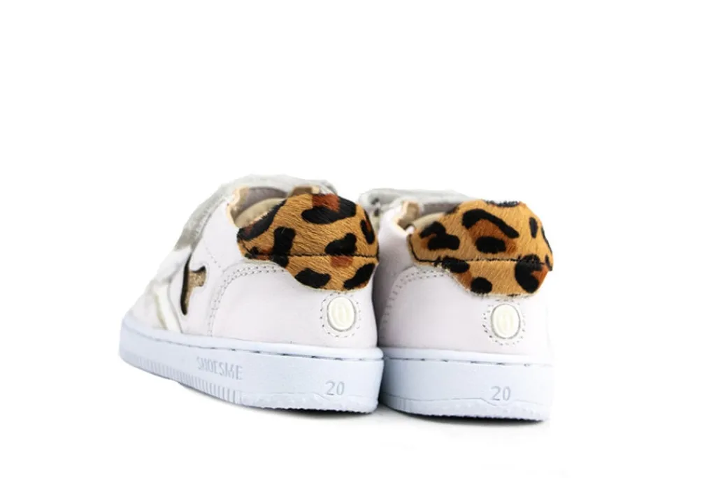 Babyschoenen Meisjes^Shoesme Baby Proof Sneaker White Leopardo