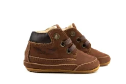 Babyschoenen Jongens^Shoesme Babyproof Hoge Veter Cognac