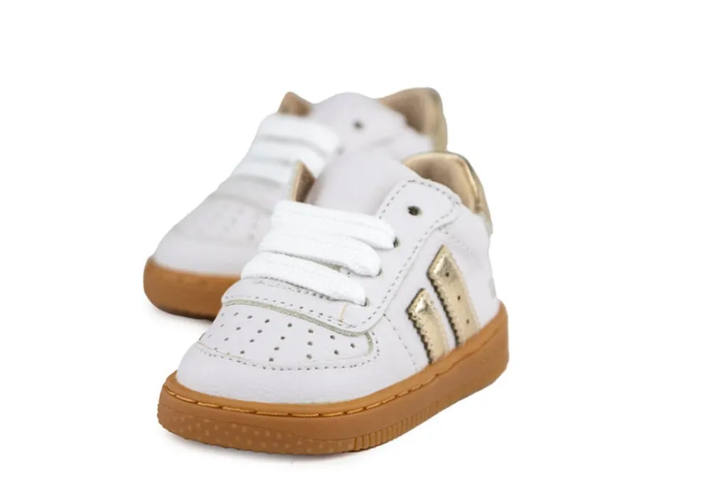 Babyschoenen Meisjes^Shoesme Extrem Flex Sneaker White Gold