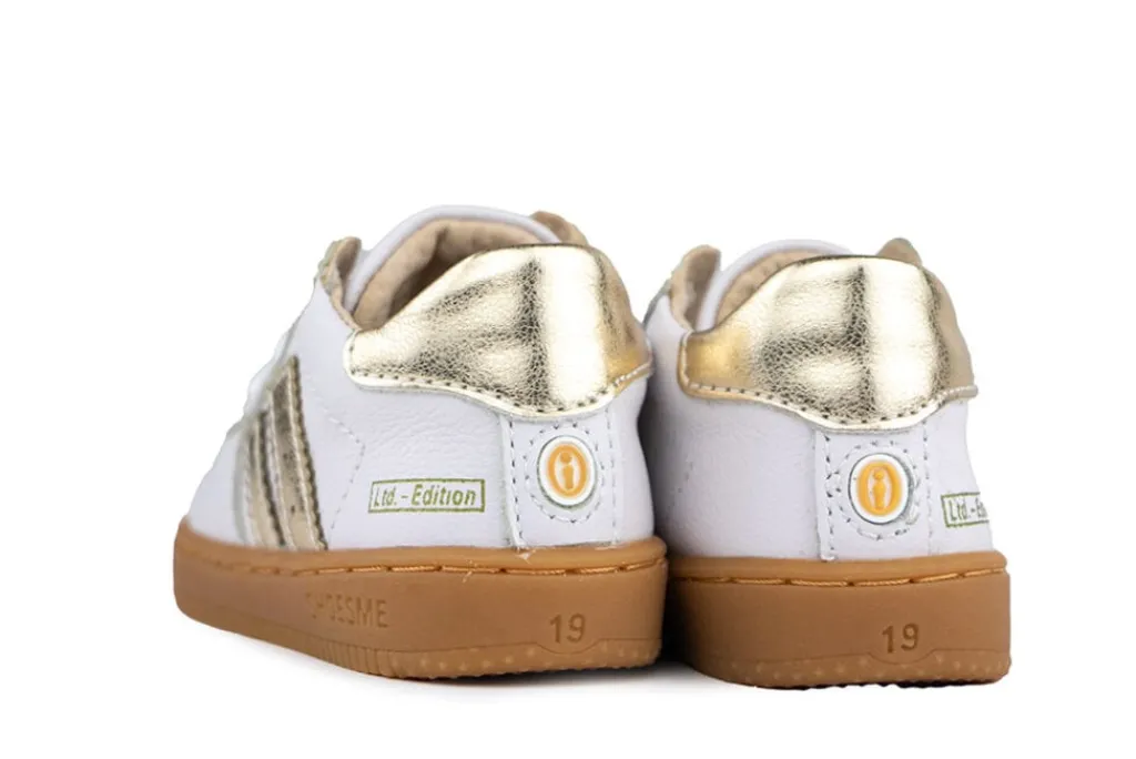 Babyschoenen Meisjes^Shoesme Extrem Flex Sneaker White Gold