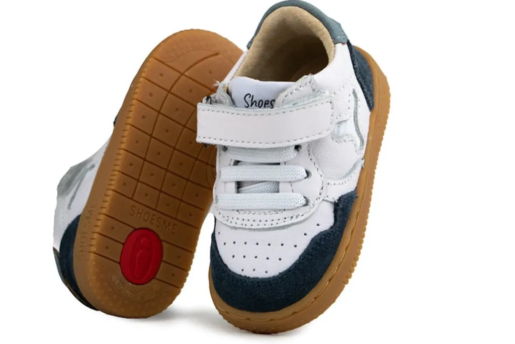 Babyschoenen Jongens^Shoesme Extreme Flex Sneaker White Dark Blue