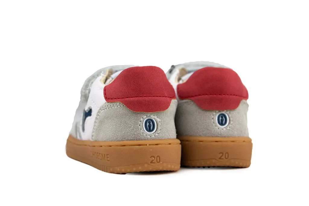 Babyschoenen Jongens^Shoesme Extreme Flex Sneaker White Grey Red