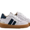 Babyschoenen Jongens^Shoesme Extreme Flex White Sneaker White Dark Blue